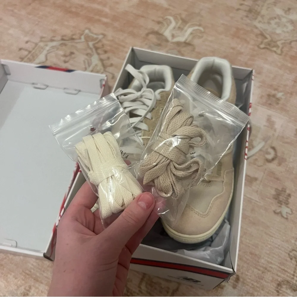 Limited Edition New Balance 550 x Aime Leon Dore Low suede Taupe Beige​ - Picture 8 of 8